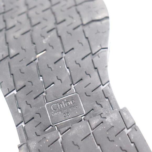 Chloe Women's Size EU 38 US8 Black Noua Chelsea Boots Leather Ankle Boot $1500 - Picture 9 of 10